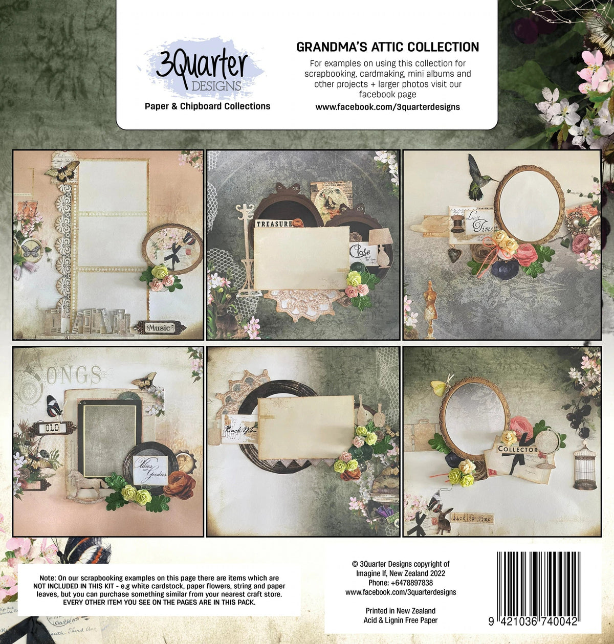 3Quarter Designs Grandma's Attic Collection-2
