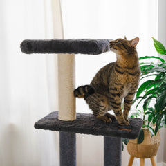 Hut Hideout - Deluxe 3-Level Cat Tree-5