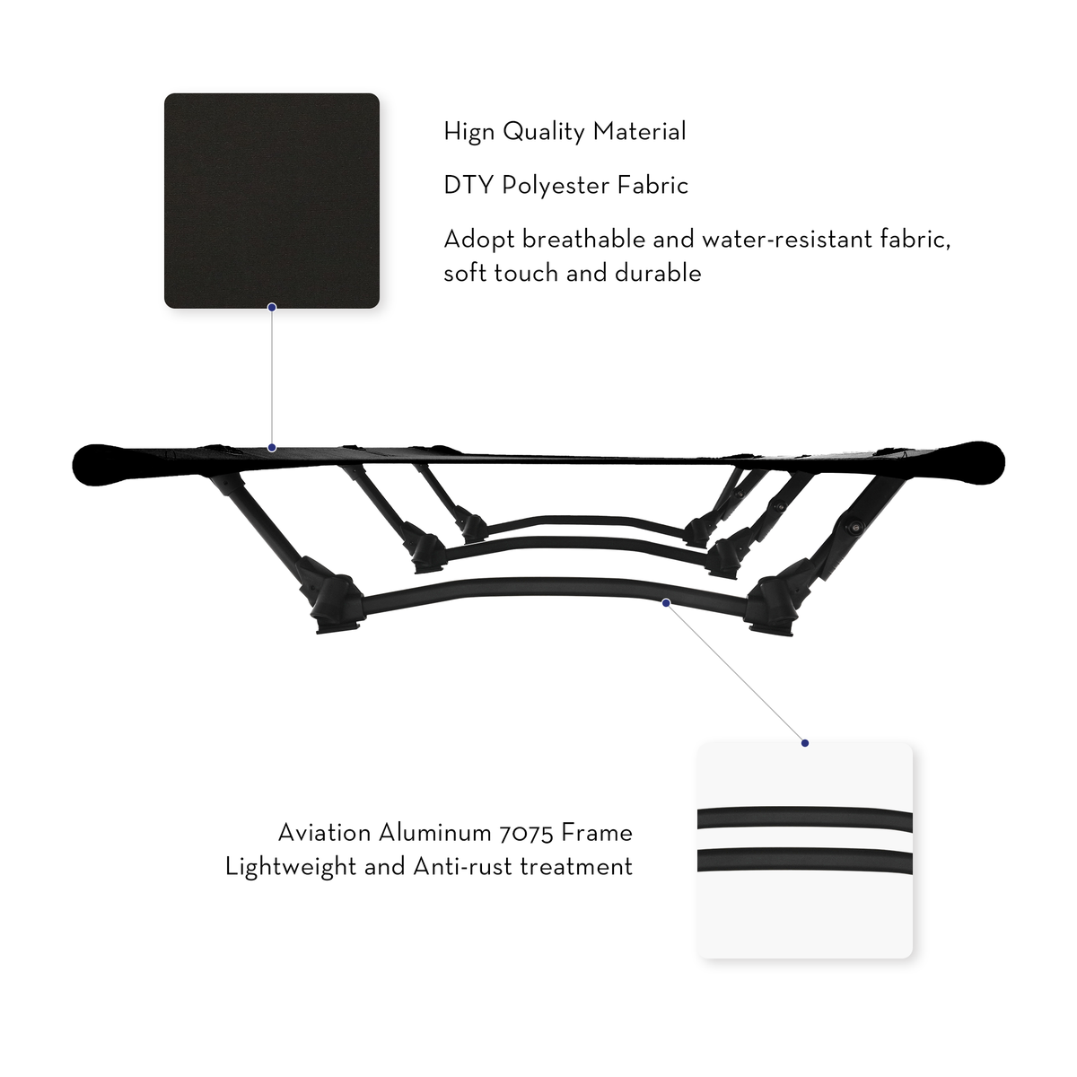 The Adventure Portable Camping Cot-9