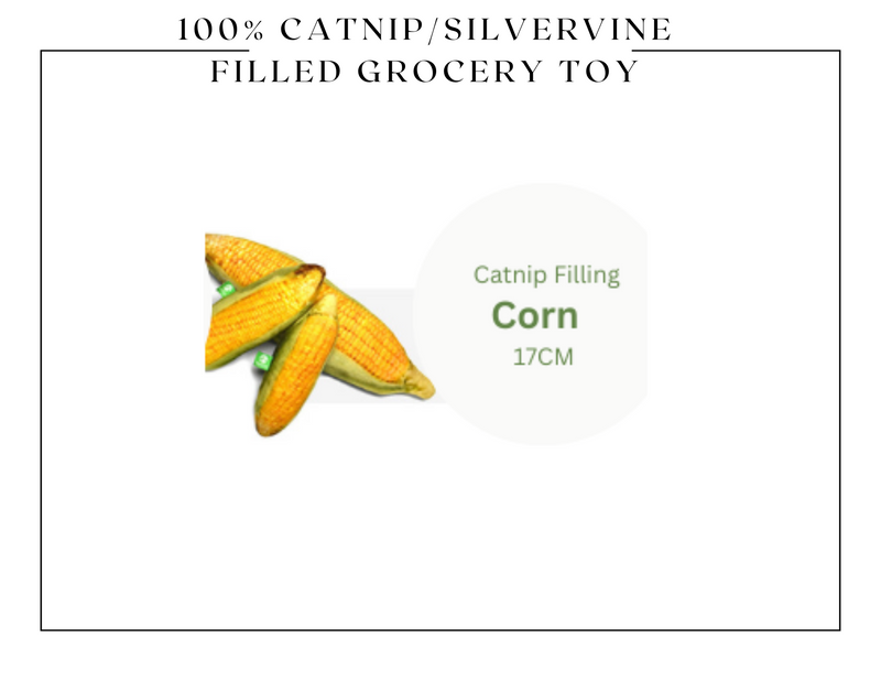 100% Silvervine/Catnip Filled Grocery Cuddle Toy-7