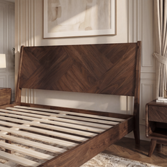 Estructura de cama de madera maciza Gazelle-23