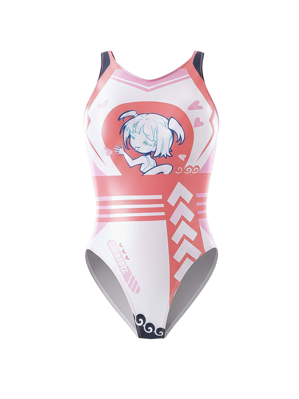 Japanese Anime Spandex Swimwear Racing Suit Wet Suit Race Queen Costume-18