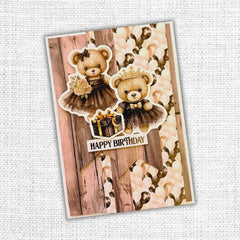 Teddy Celebrates Embossed Die Cuts 31383-4
