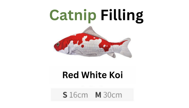 100% Silvervine/Catnip Filled Fish Cuddle Toy-22