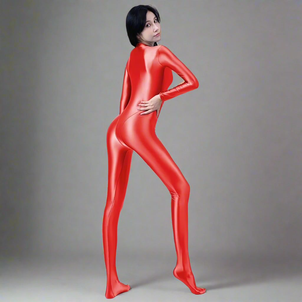 AMORESY Celestia Series Front-Zip Catsuit - Classic Colors-3
