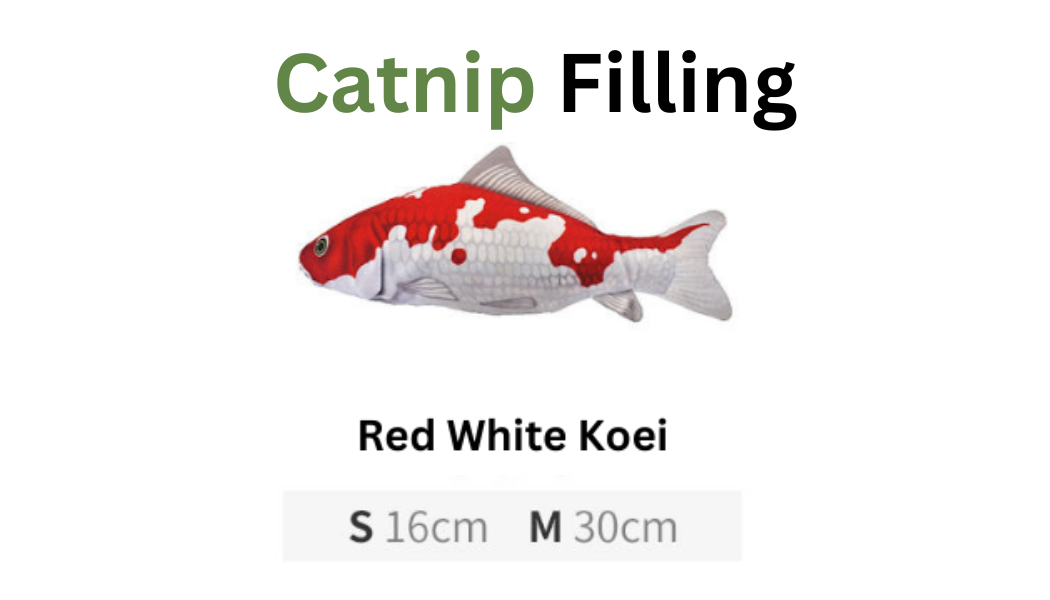 100% Silvervine/Catnip Filled Fish Cuddle Toy-13