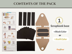CrafTreat Scrapbook Blanks - Rolodex - Black Color-2