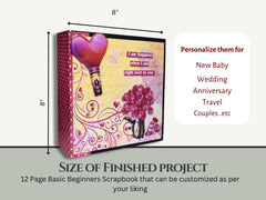 CrafTreat Scrapbook Blanks - Basic 8x8 - Kraft Color-3