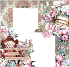 3Quarter Designs Positivi-Tea 12x12 Design Paper & Diecuts Set-9