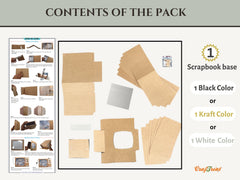 CrafTreat TV Pop Up Mini Album - Black-3