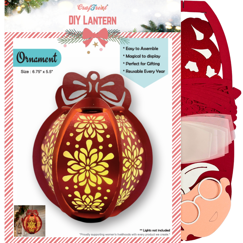 CrafTreat Lanternes en papier à faire soi-même - Ornement-2