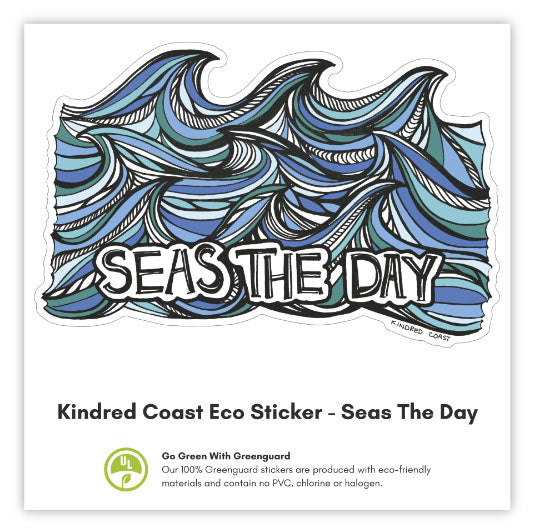 SEAS THE DAY Eco Vinyl Stickers-2