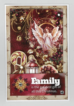 3Quarter Designs Sugarplum Wreath  6x4 Card Pack-8