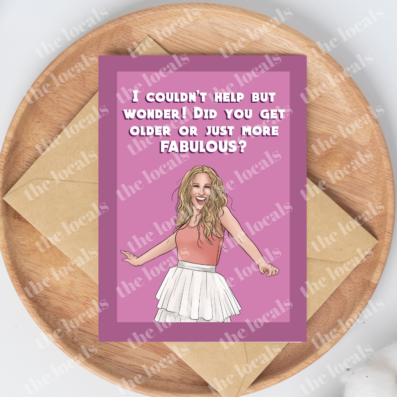 Looking More Fabulous! Greeting Card-1
