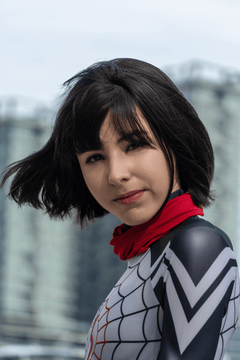 [Inventory Clearance] Super Hero Spider Cindy Cosplay Full Bodysuit Halloween Costume Zentai-6