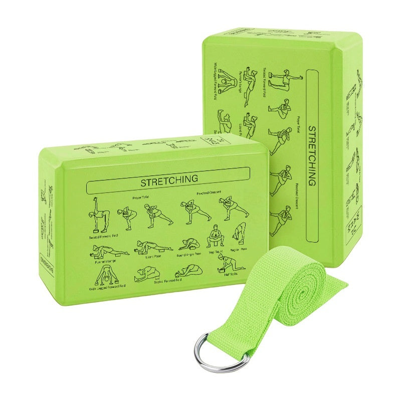 Wholesale EVA Yoga Block & Stretch Band Set – Yoga & Dance Training Accessories-13