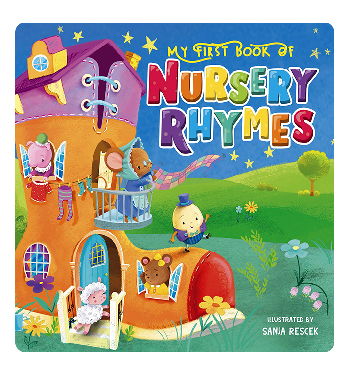 Little Hippo Books - My First Book of Nursery Rhymes - Children's Padded Board Book - Ages 0–5-1