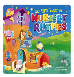 Little Hippo Books - My First Book of Nursery Rhymes - Children's Padded Board Book - Ages 0–5-1