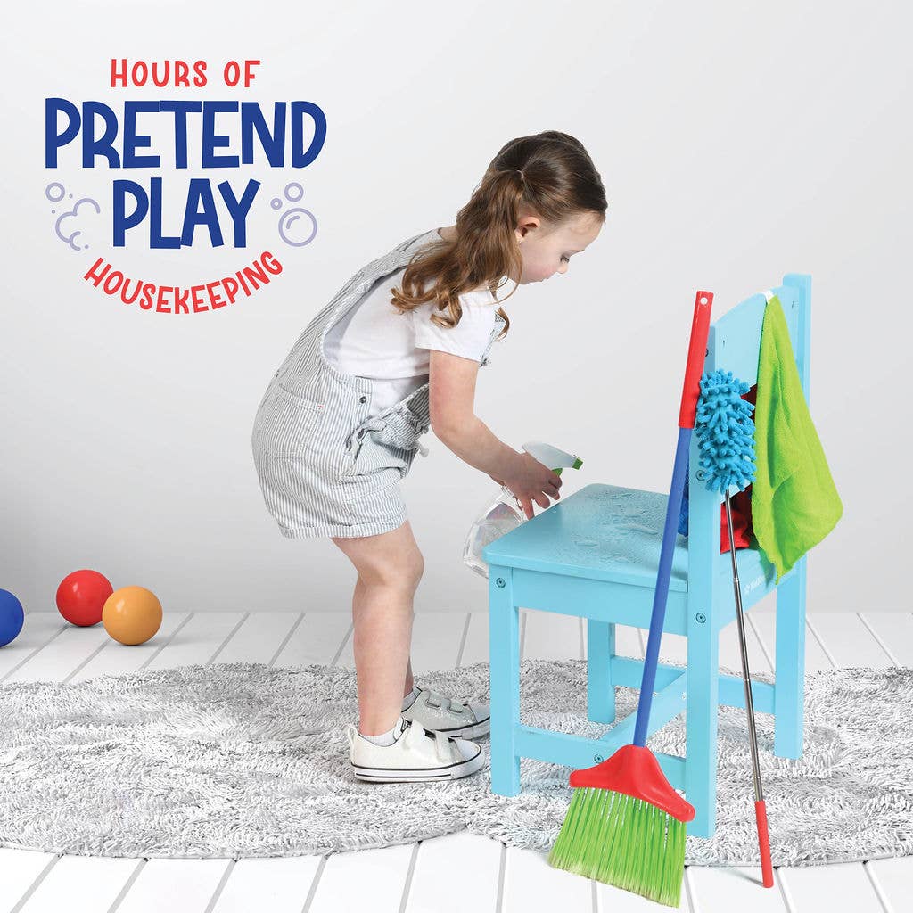 Play22 - 12-Piece Kids Cleaning Set - Toy Housekeeping Fun - Ages 3+-5