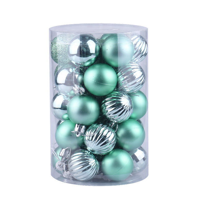 34 Christmas Ball Set 4cm Christmas Ornaments-16