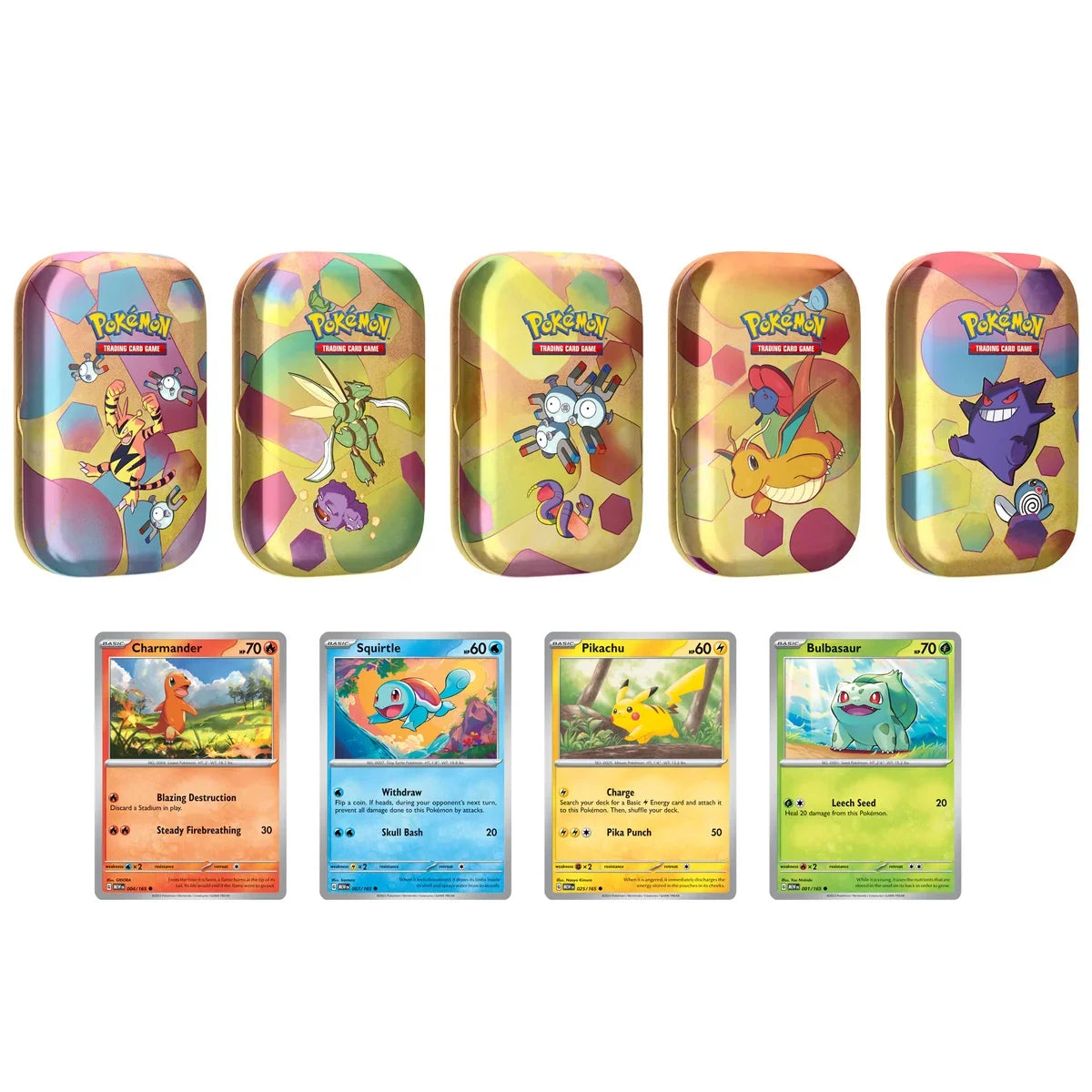 Pokémon TCG - Scarlet & Violet - 151 - 5 Mini Tin Set A&B-1