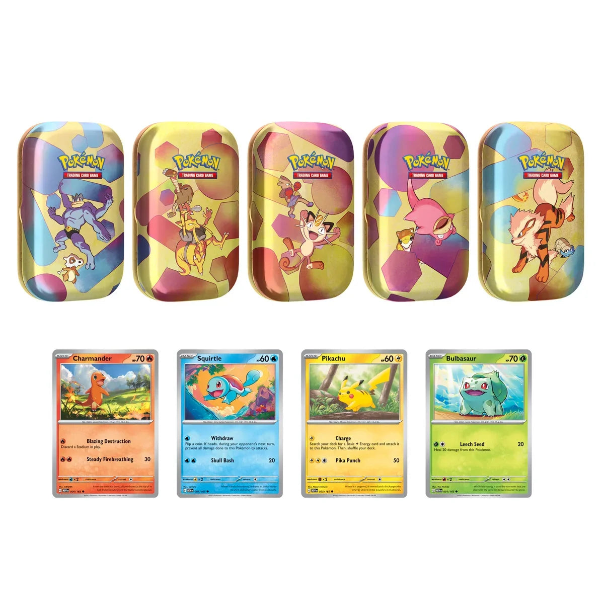 Pokémon TCG - Scarlet & Violet - 151 - 5 Mini Tin Set A&B-2