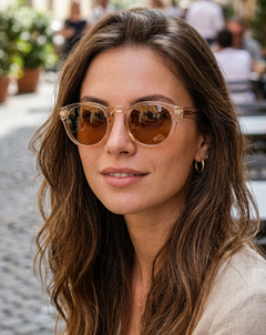 Boléro Nico — Retro Round Sunglasses-10
