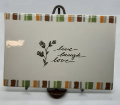 Love, Love, Laugh Plaque-1