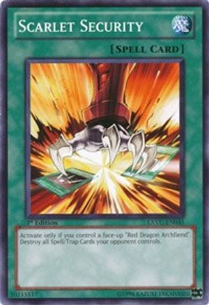 Scarlet Security (EXVC-EN045) - Extreme Victory 1st Edition-1