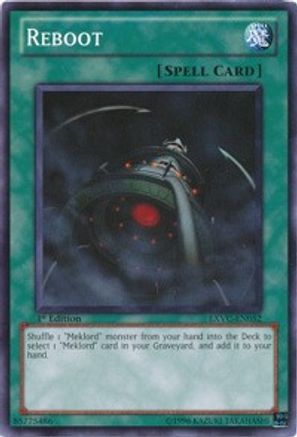 Reboot (EXVC-EN052) - Extreme Victory 1st Edition-1