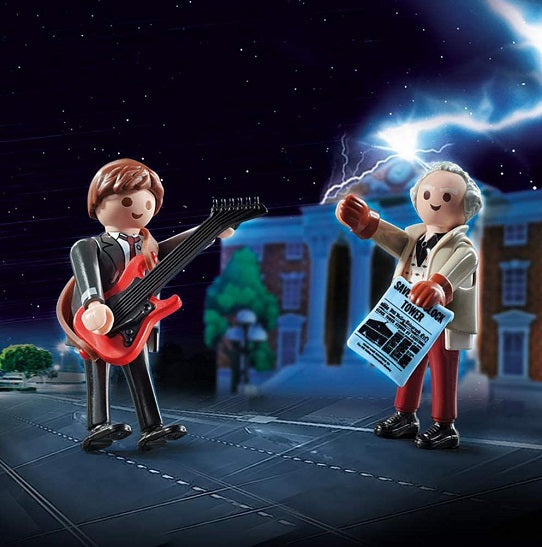 PLAYMOBIL Back to The Future Marty McFly and Doc Brown-2