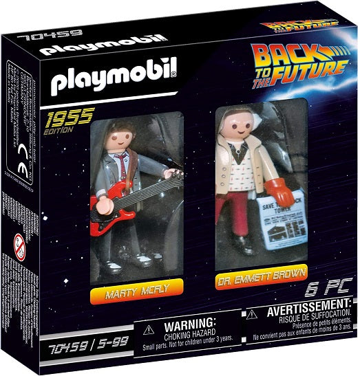 PLAYMOBIL Back to The Future Marty McFly and Doc Brown-1