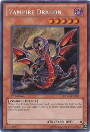 Vampire Dragon (EXVC-EN081) - Extreme Victory 1st Edition-1