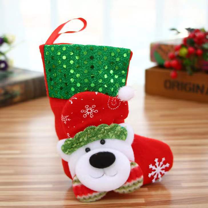 Christmas Stocking Pendant – Festive Holiday Gift Bag Hanging Decoration-10