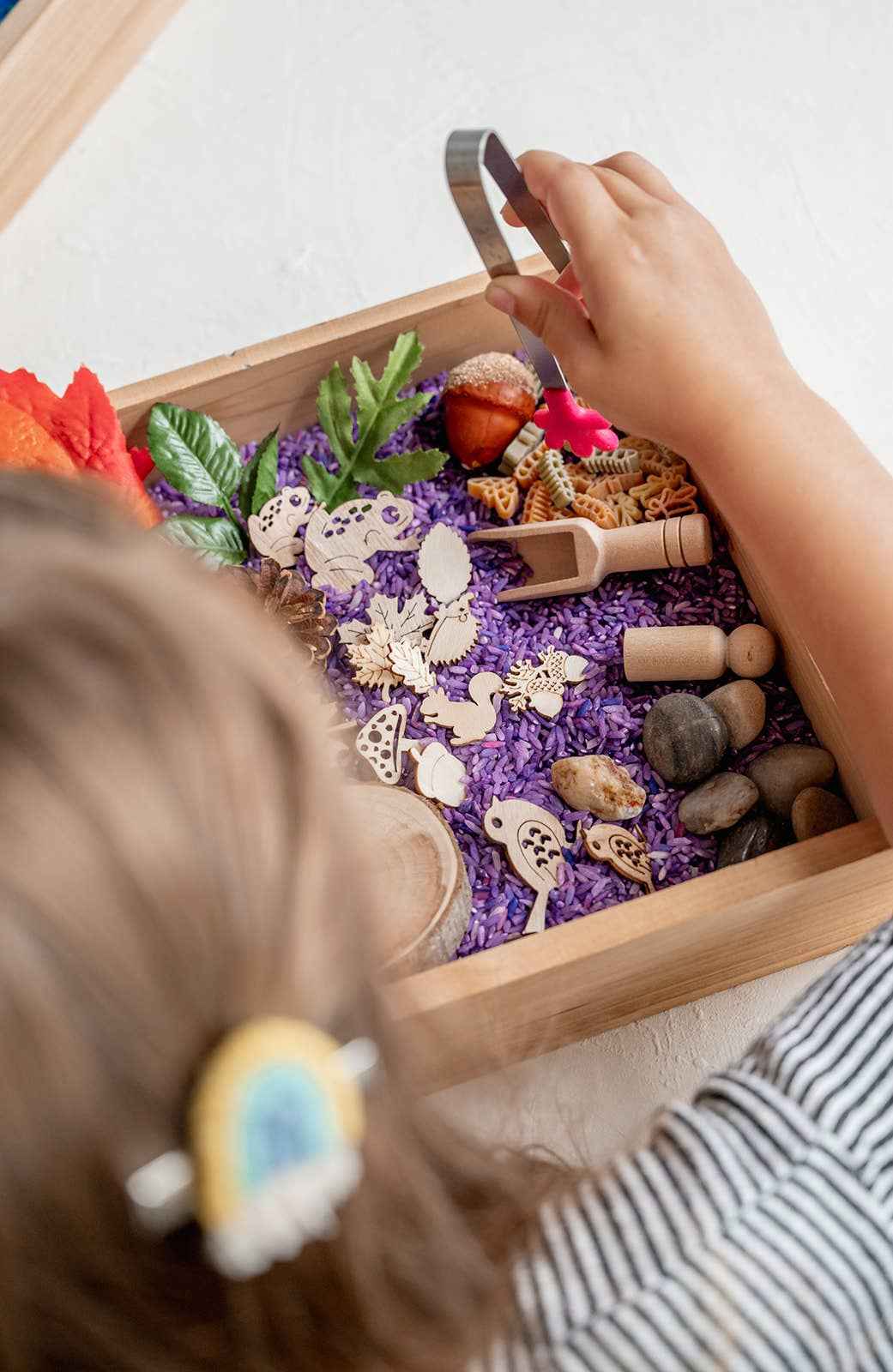 monkey bandit kids - Easy Forest & Nature Sensory Kit - Dump and Play Bag - Made in Canada - Ages 3+-2