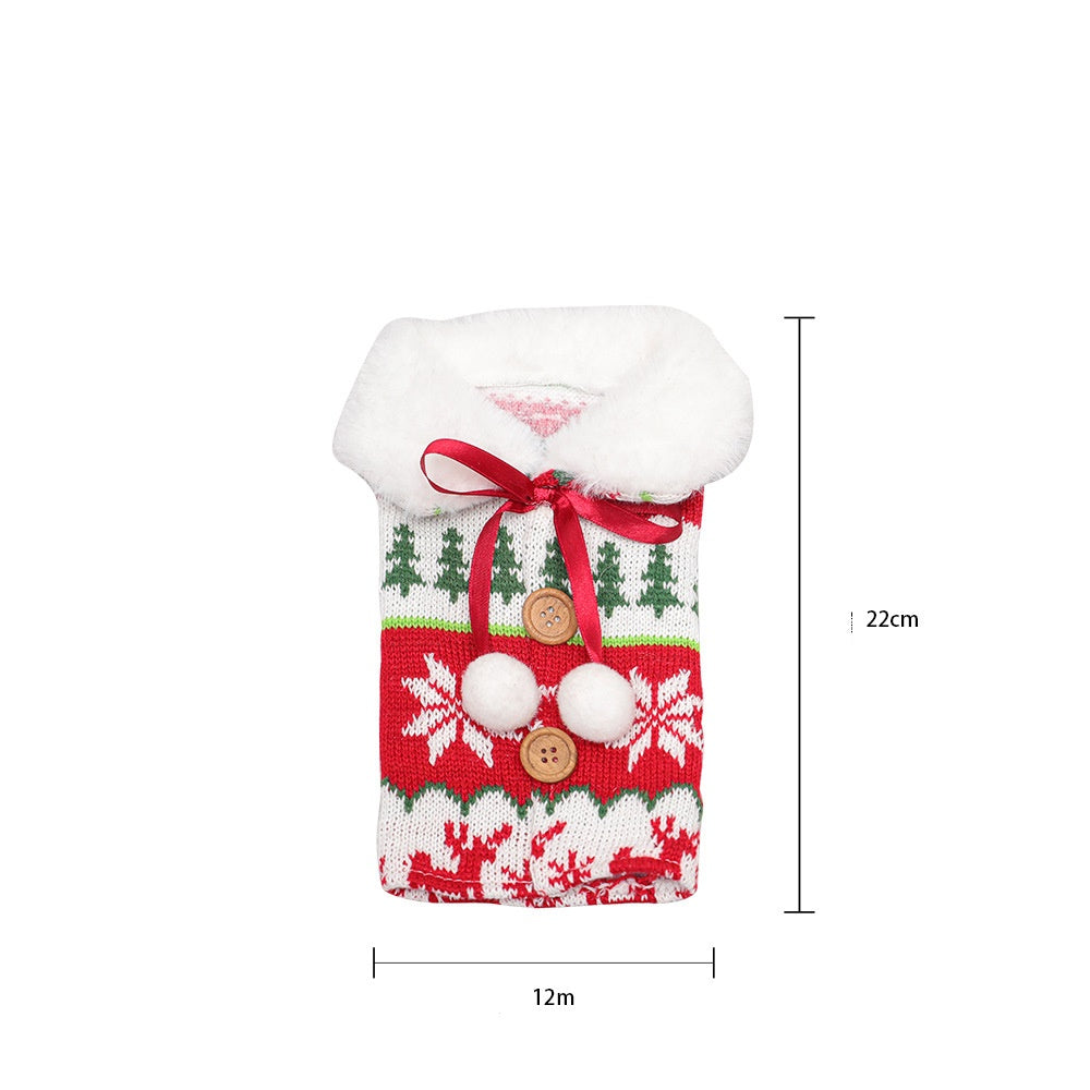 Christmas Decorations Christmas Wine Bottle Socks-53