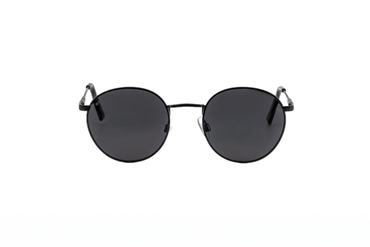 Boléro Sage — Round Metal Sunglasses-2