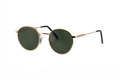 Boléro Sage — Round Metal Sunglasses-5