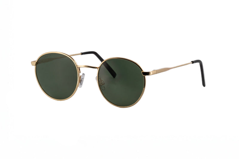 Boléro Sage — Round Metal Sunglasses-5