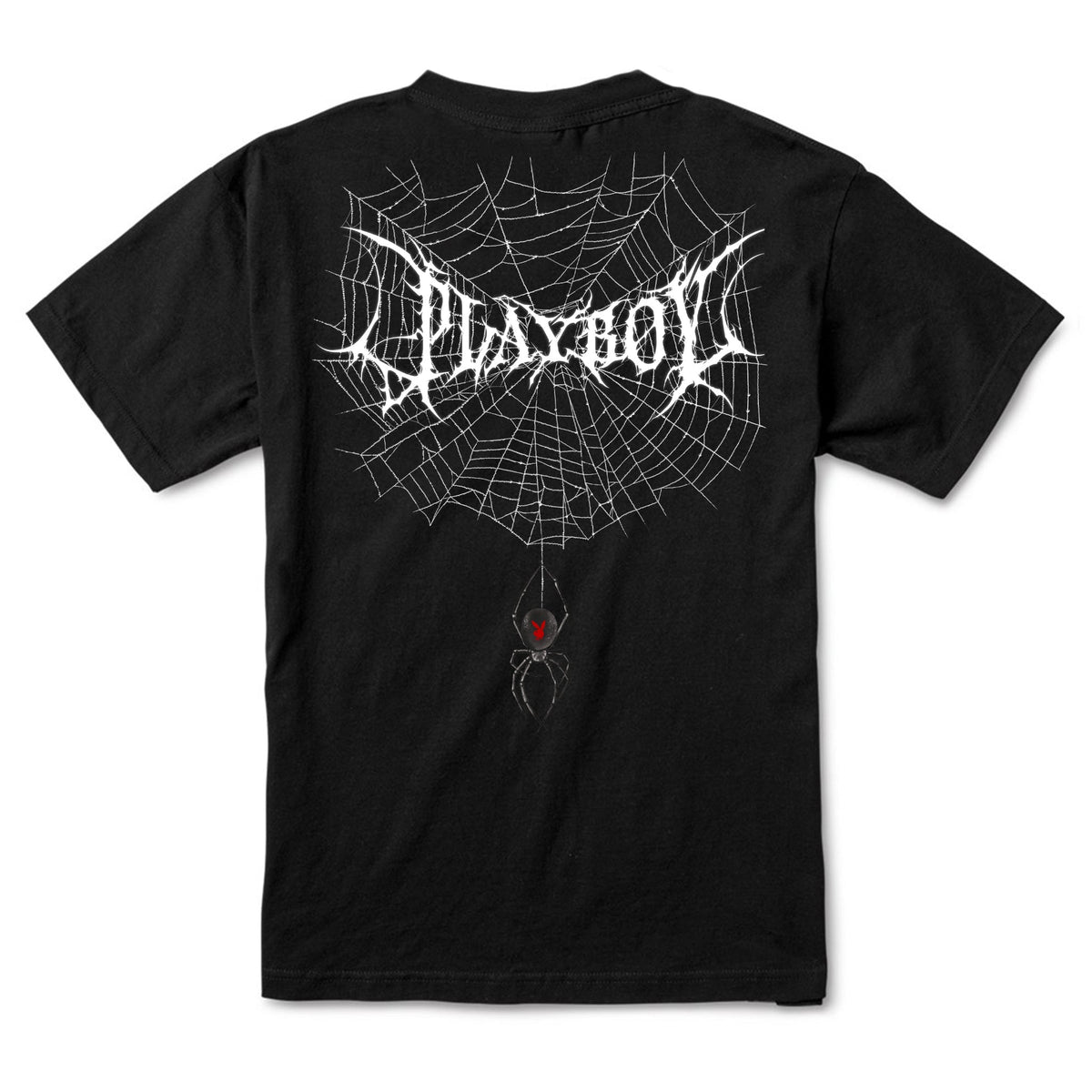 Color Bars X Playboy 'Black Widow' Tee - Black/White-2