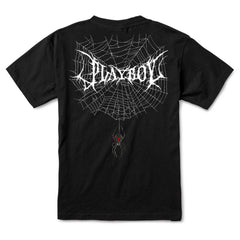 Color Bars X Playboy 'Black Widow' Tee - Black/White-2