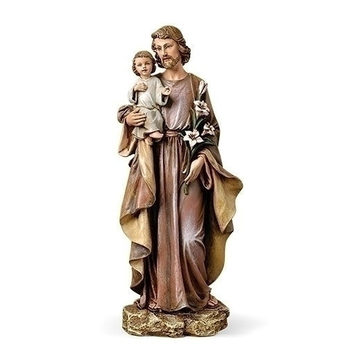 10" St. Joseph with Child Jesus Statue | Joseph's Studio Renaissance Collection-1