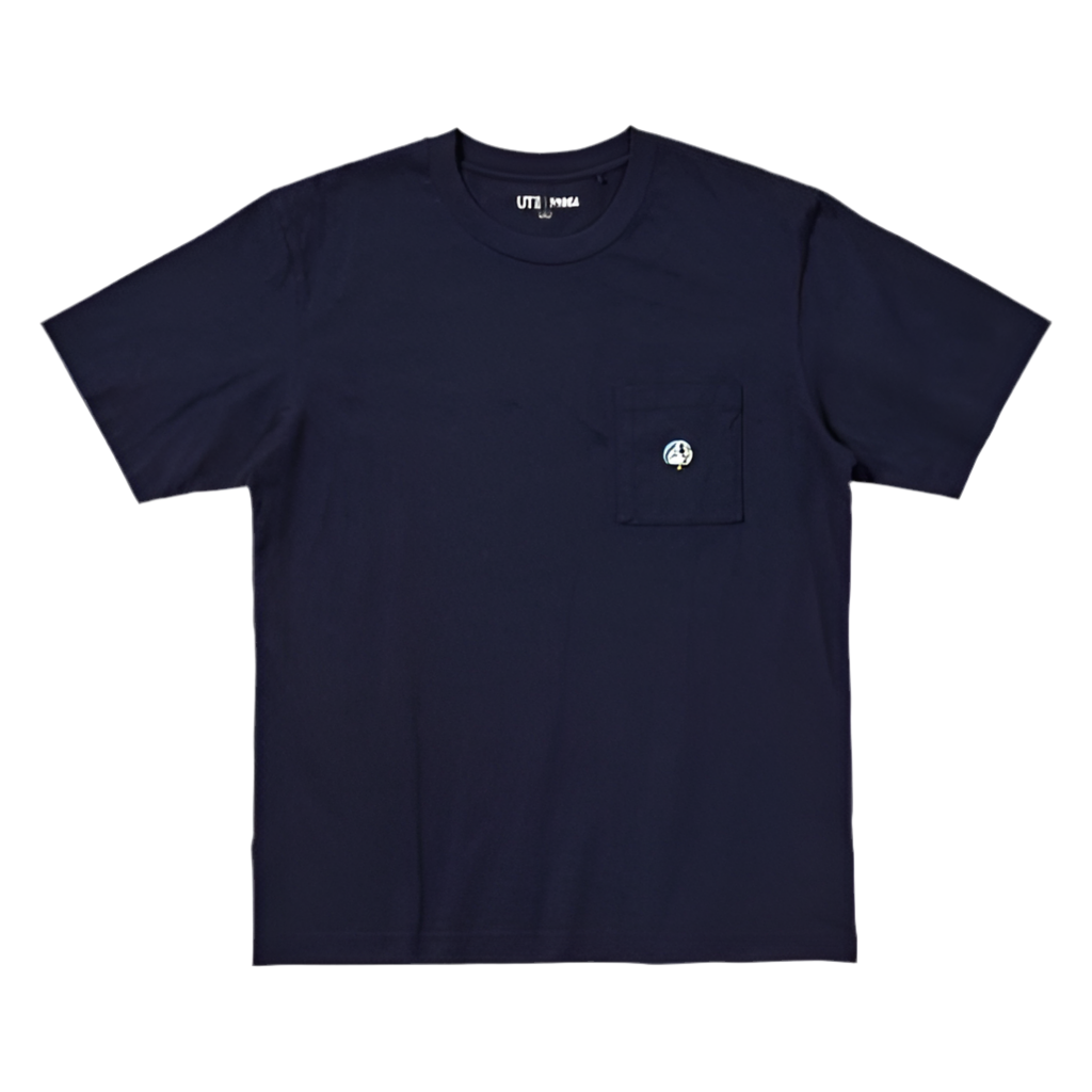 Uniqlo 'Doraemon' Tee - Navy-1