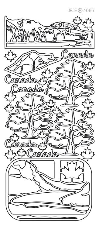 Peel-Off Stickers - Canada Nature-1