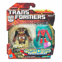 Transformer Power Core Combiners Figure Set Autobot STEELSHOT with Mini-Con BEACON-1