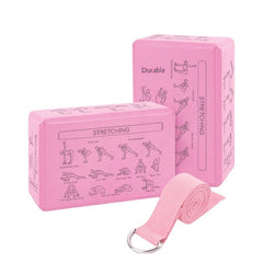 Wholesale EVA Yoga Block & Stretch Band Set – Yoga & Dance Training Accessories-14