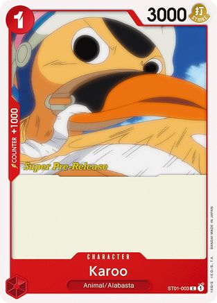 Karoo (ST01-003) - Super Pre-Release Starter Deck 1: Straw Hat Crew-1