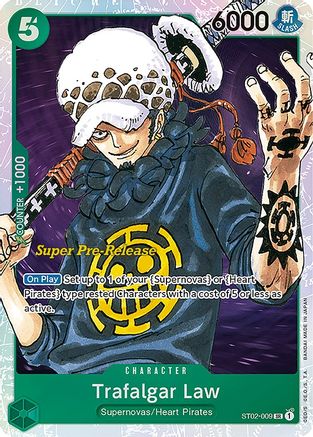 Trafalgar Law (ST02-009) - Super Pre-Release Starter Deck 2: Worst Generation-1