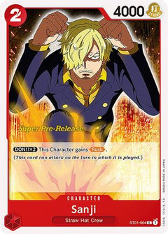 Sanji (ST01-004) - Super Pre-Release Starter Deck 1: Straw Hat Crew-1