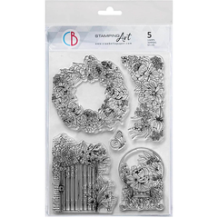 Clear Stamp Set 6"x8" The secret garden-1